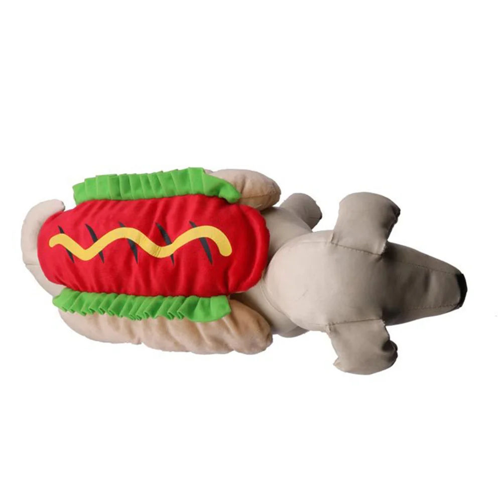 

Hot Dog Costume for Dachshund Pet Clothes Transformation Outfit Funny Costumes Holiday Outfits