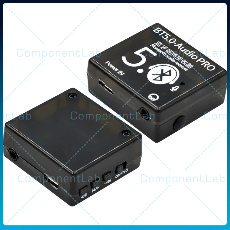 Mini Bluetooth 5.0 Decoder Board Audio Receiver BT5.0 PRO MP3 Lossless Player Wireless Stereo Music Amplifier Module With Case