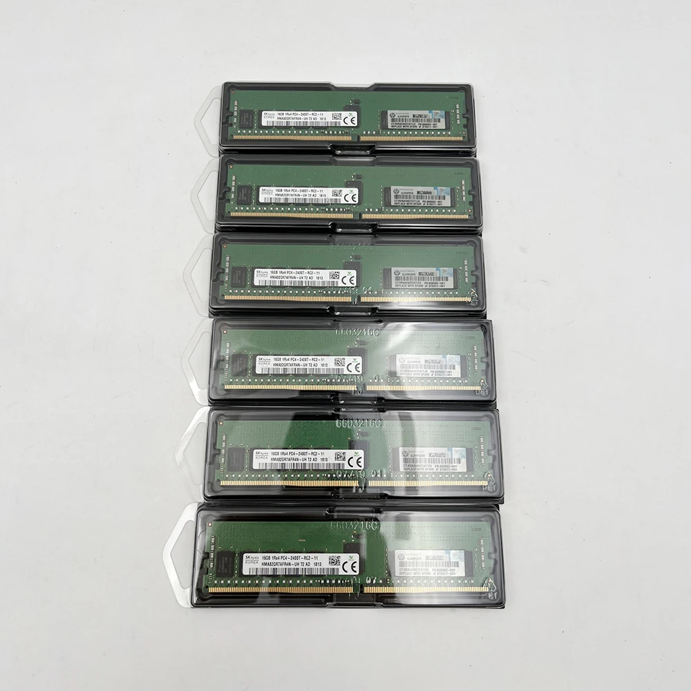 2PCS 805349-B21 819411-001 809082-091 RAM Gen9 16GB DDR4 2400MHz 1RX4 PC4-2400T 서버 메모리는 완벽하게 작동합니다. 빠른 배송