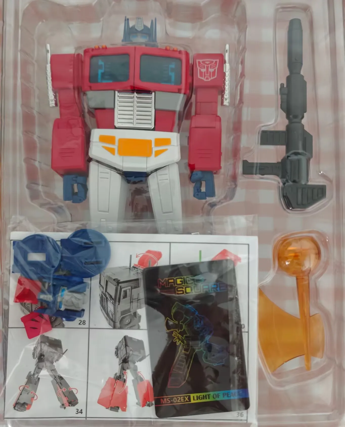 شخصية التحول، Magic Square MS-TOyS MS02EX Light of Peace، OP Commander G1، الإصدار 3.0 2025