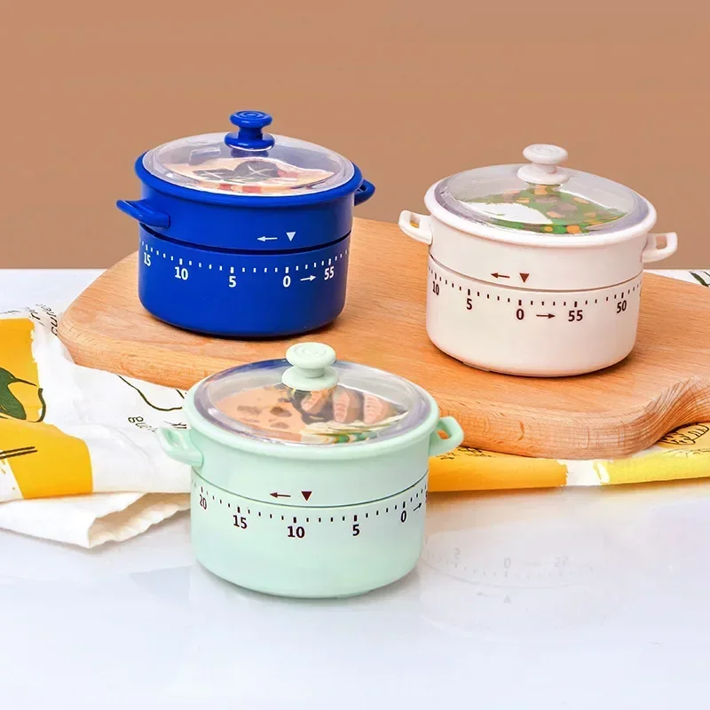 الموقت المطبخ Mechnical الكرتون الطبخ ABS دليل عداد ساعة دعم اليوغا الرياضة دراسة الوقت تذكير أدوات المطبخ مطعم #6