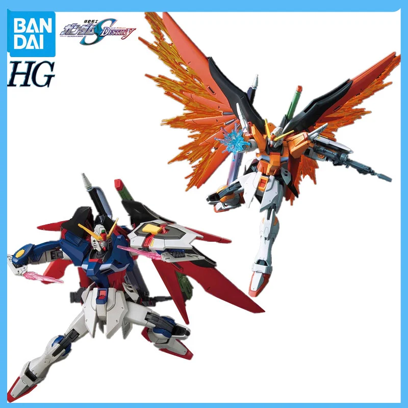 

Original BANDAI HG 1/144 Gundam DESTINY FIGHTER Mobile Suit The Witch From Mercury Assembly Plastic Model Kit Action Toys Figure