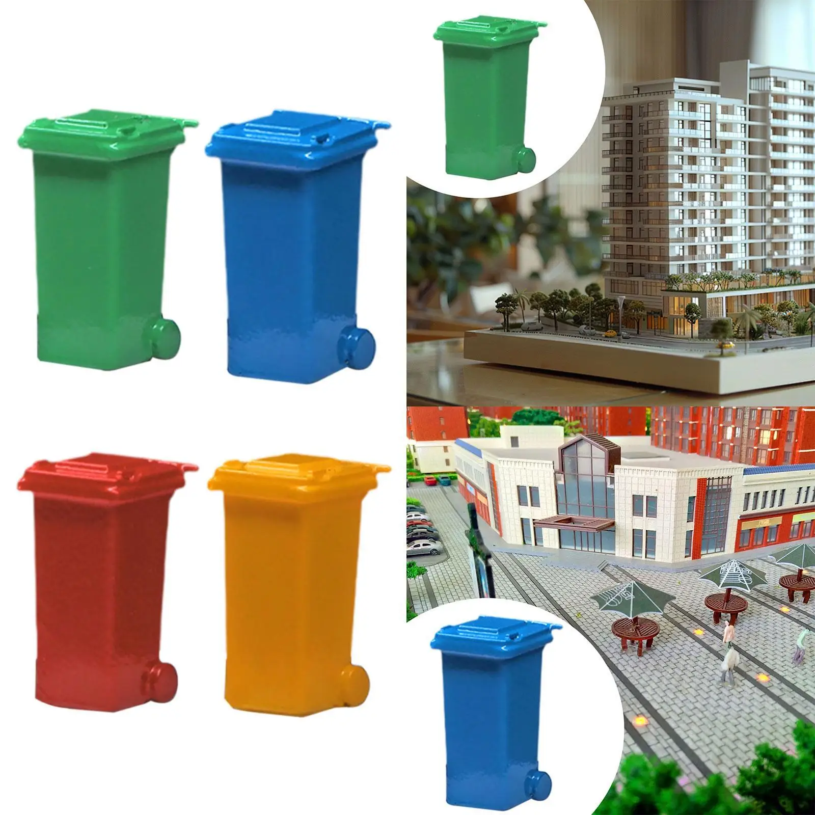 

1/64 Miniature Scenes Landscape Trains Architectural Resin Figure Model