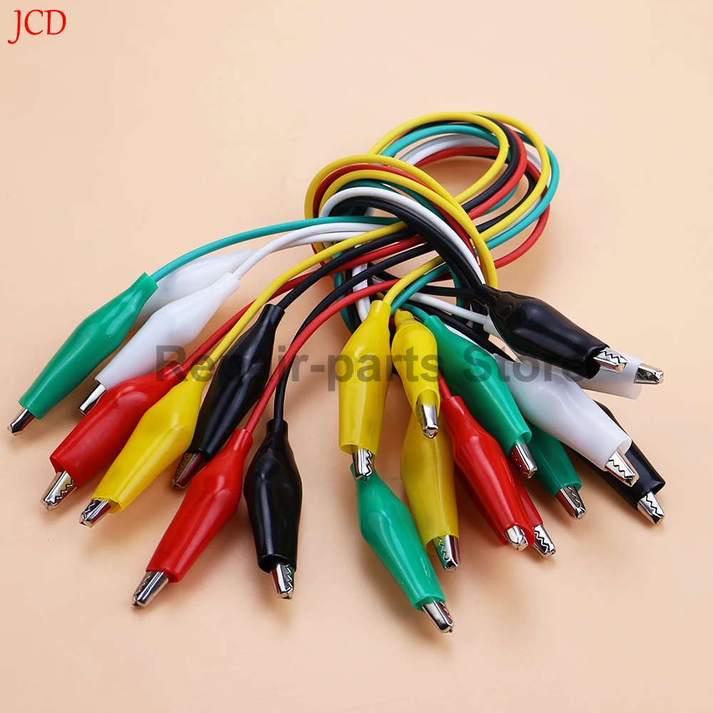 Alligator Clips Electrical DIY Test Leads Alligator Double-ended Crocodile Clips Roach Clip Test Jumper Wire 50CM 100cm