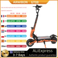 ARWIBON GT08 Electric Scooter For Adult 5600W Motor 60V 27AH E-Scooter 11 Inch Vacuum Off-Road Tires Off-Road Escooter