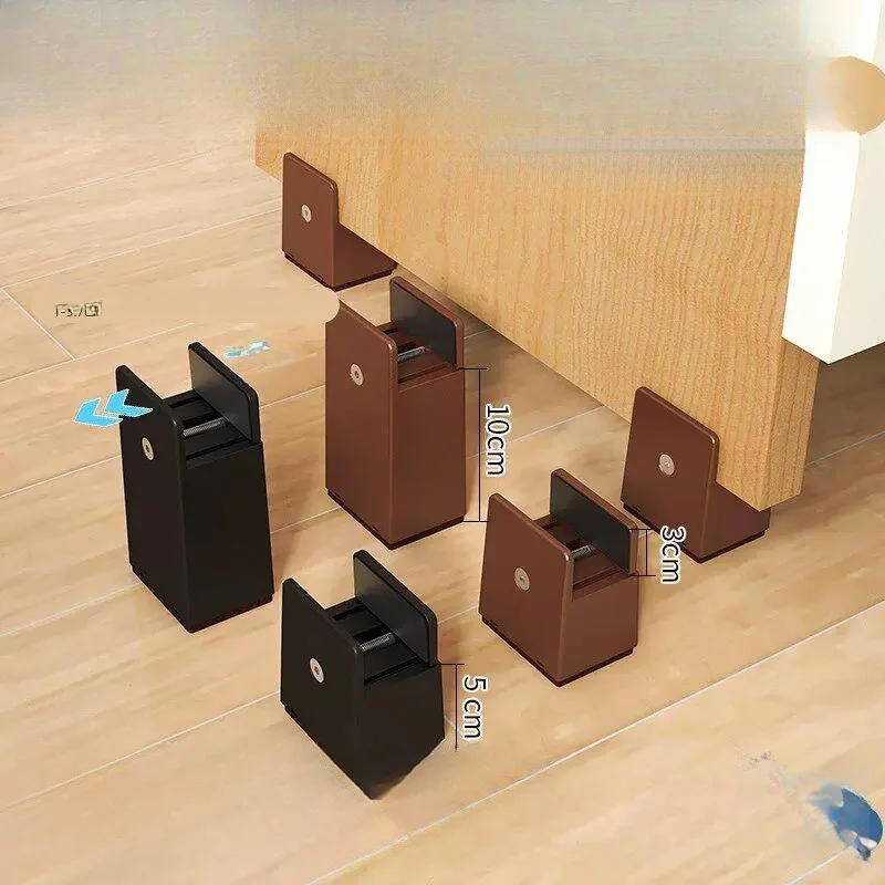 adjustable-table-leg-pads-board-type-bed-frame-elevator-furniture-tea-table-chair-pads-desk-high-base-family-organizer