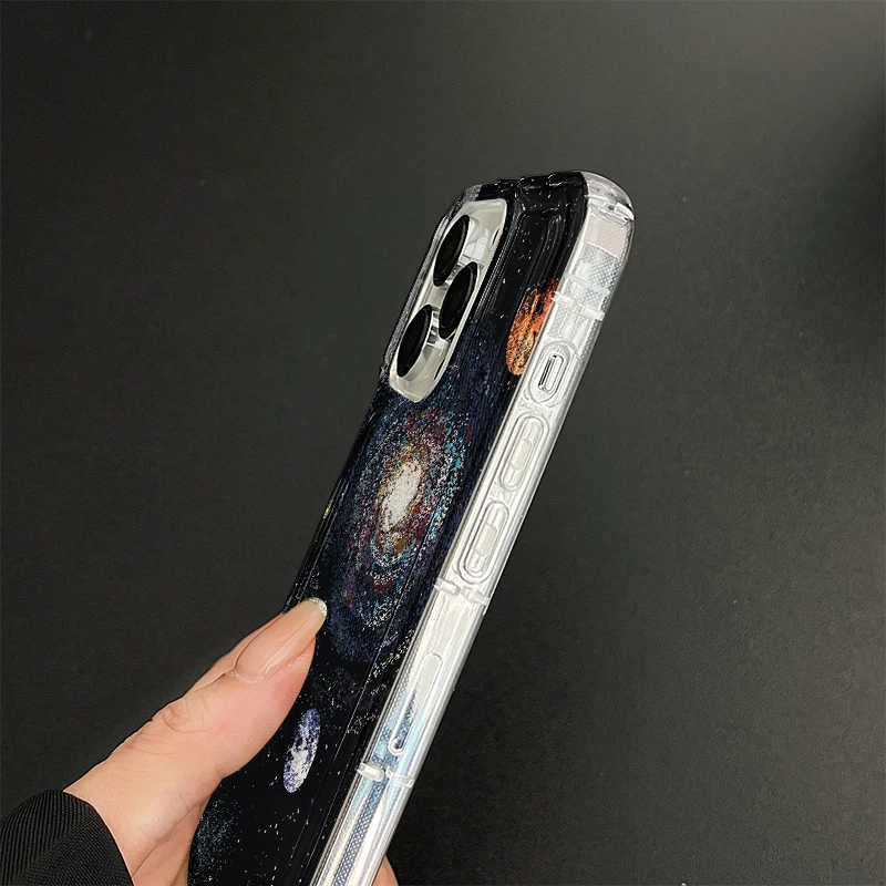 J2224 Fall Prevention Cushion Type For Samsung Galaxy A14 A34 A54 A52 A51 A72 A73 A12 A32 A23 A42 Case DIY Soft TPU Cover