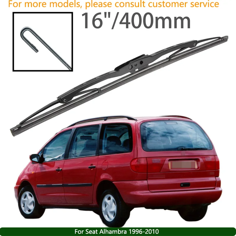 

For Seat Alhambra 1996-2010 Car Accessories 16" Rear Windshield Windscreen Washer Wiper Blade