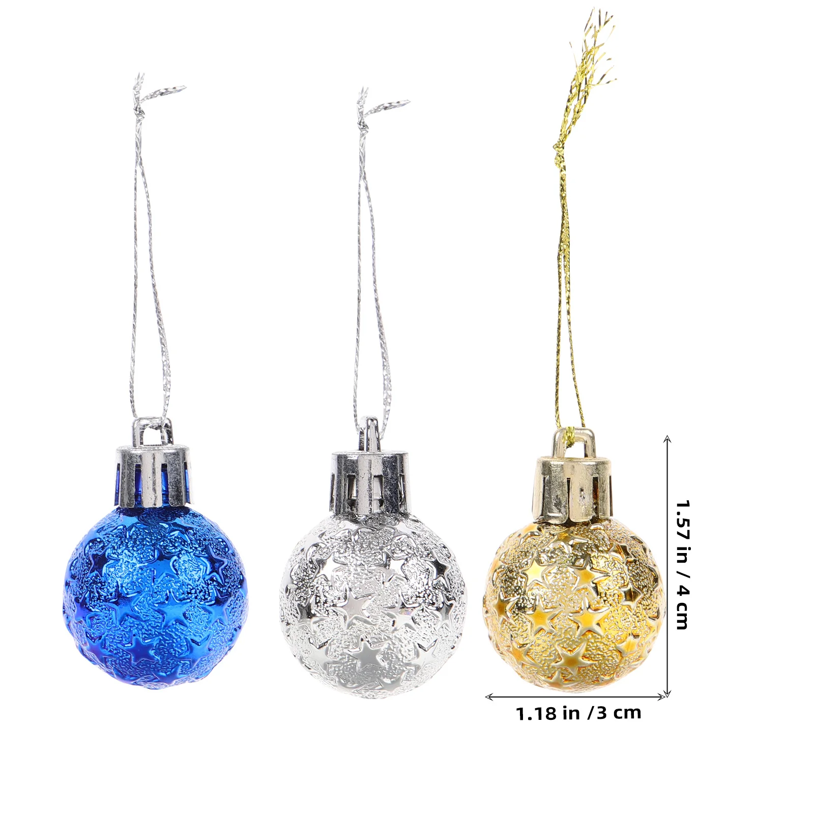 

12Pcs Christmas Tree Ball Ornaments Chic Xmas Tree Hanging Decor Party Holiday Pendant Christmas Balls Xmas Party Decorations