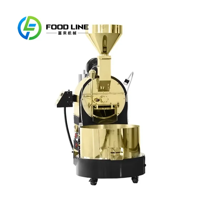 Professional Sample Drum Roster Coffee Mesin Roasting Kopi Roaster and Grinder Machine