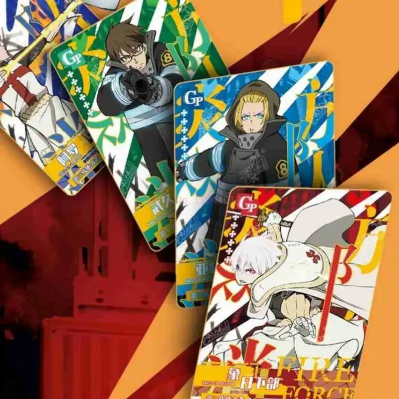 KAYOU Fire Force Vol.1 Flame Spirit cartes rares Shinra Maki Arthur personnages cartes Flash cartes à collectionner cadeaux de noël