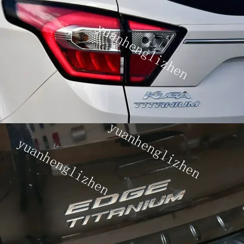 1pcs 3D For TITANIUM New Old Lettering For US American SUV Off Road Car Trunk Nameplate Decal Emblem Badge Sticker