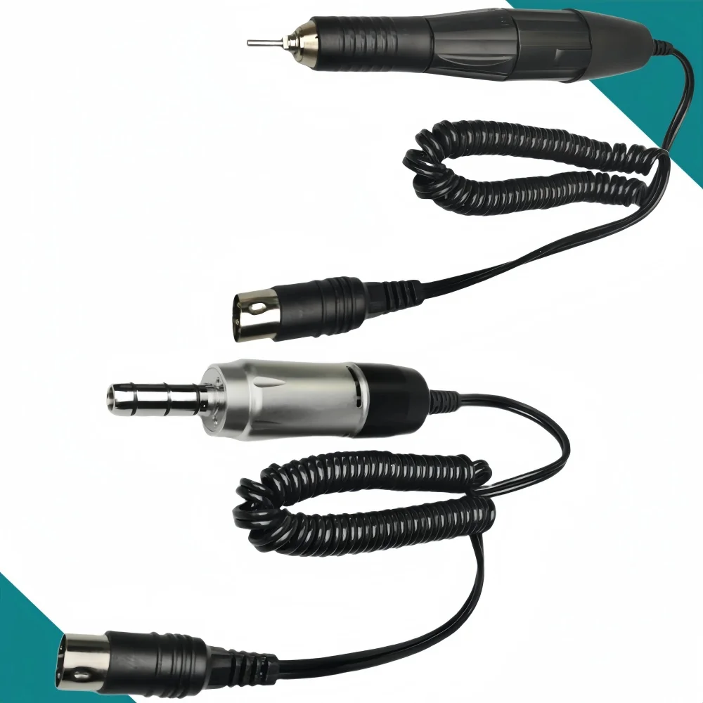 

Dental Lab 35000rpm Micromotor E-Type, with Contra Angle & Straight Nosecone Handpiece for Polishing