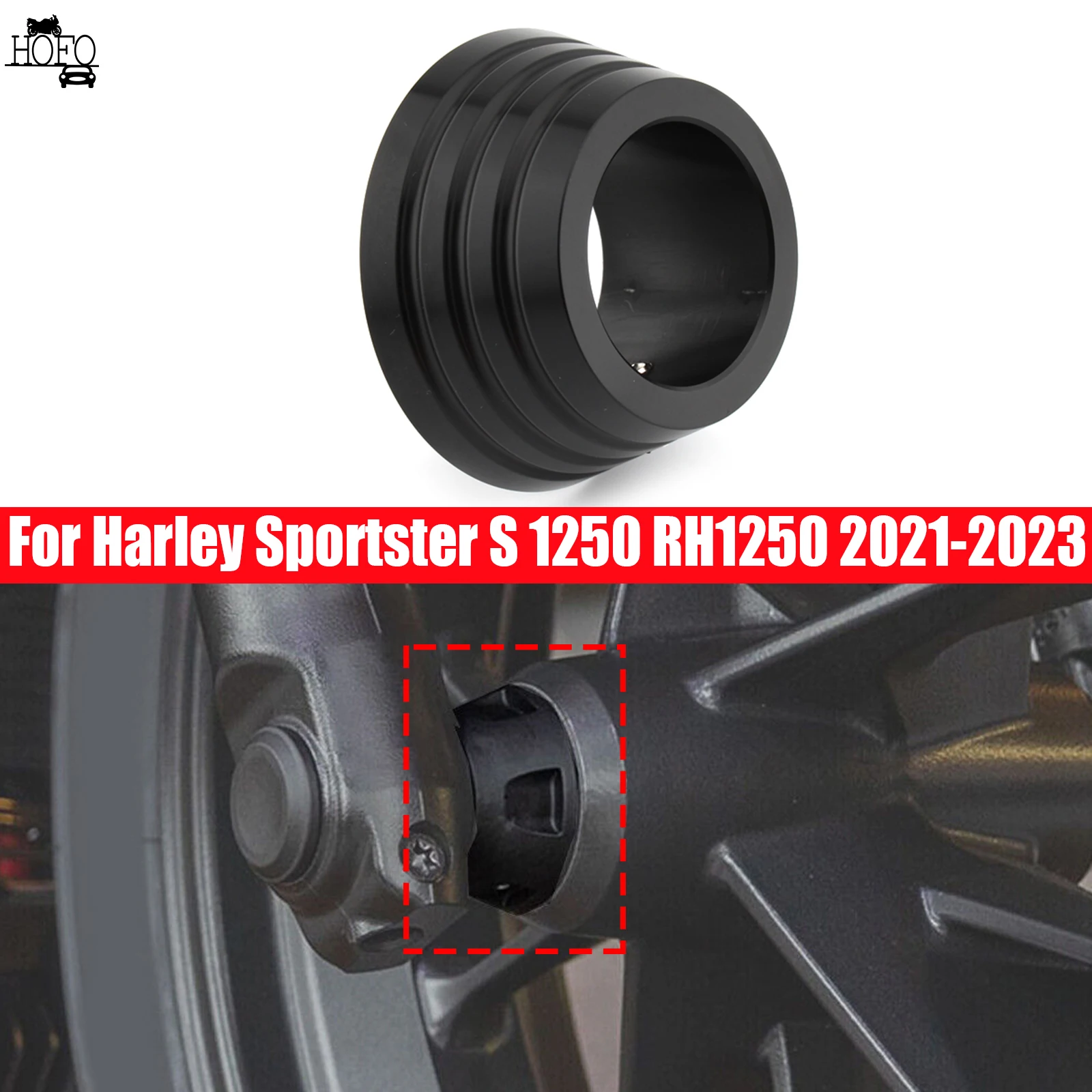 

For Sportster S 1250 RH1250 2022 2021 2023 Front Right Wheel Hub Spacer Fork Bushing