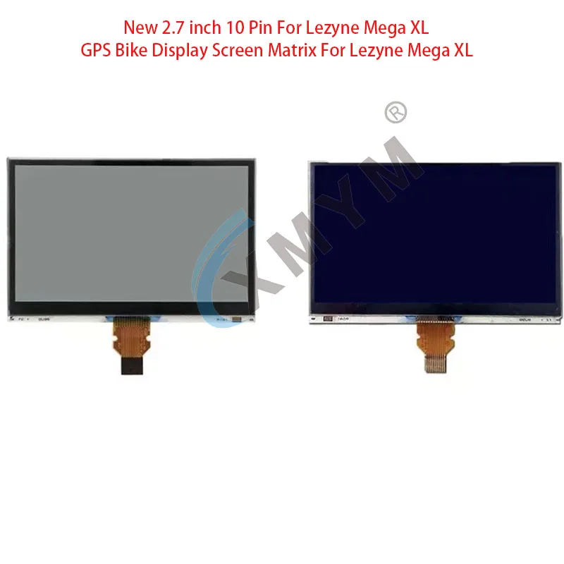 New 2.7 inch 10 Pin For Lezyne Mega XL GPS Bike Display Screen Matrix For Lezyne Mega XL