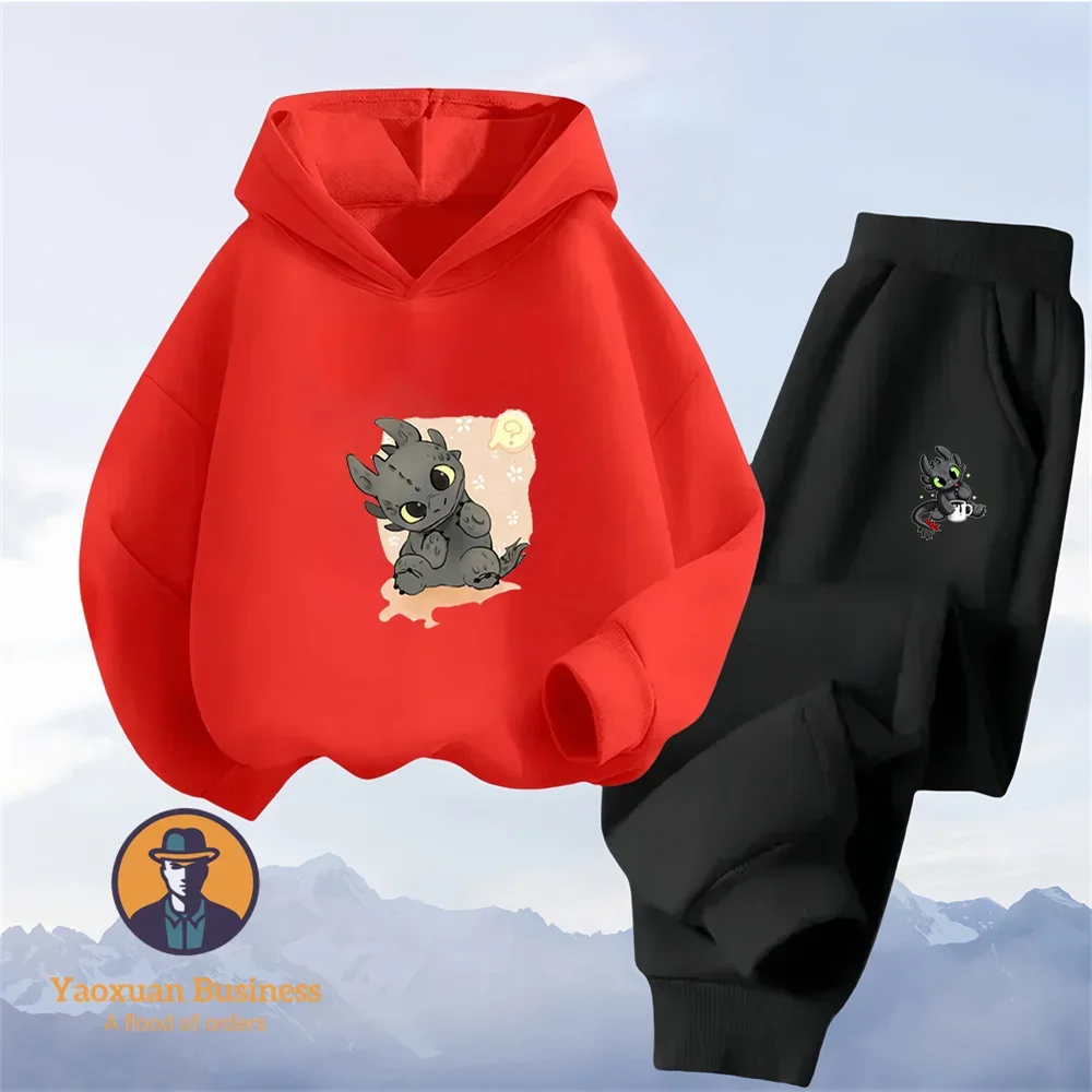 

Toothless Hooded Sweatshirts, Children's Hooded Sweatshirt Sets, Sweatpants, Hooded Sweatshirts, Sportswear, Clothing Y2k