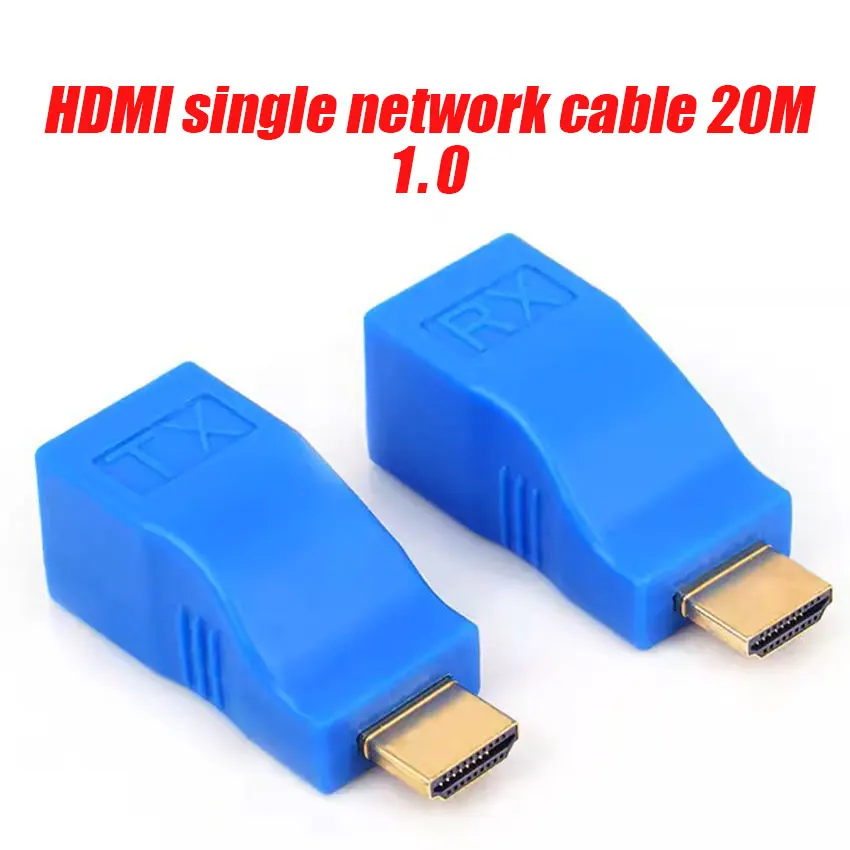 1 Pair RJ45 4K HDMI-compatible Extender Extension Up to 30m Over CAT5e Cat6 Network Ethernet LAN for HDTV HDPC DVD PS3 STB