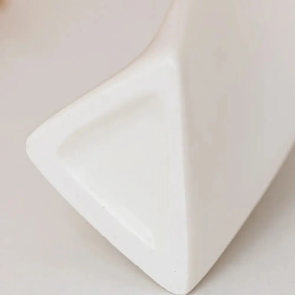 

Modern Minimalist Geometry Hydroponics Vase Easy to Use Stable Special Shaped Vase Ins Ceramic Flower Vase Desktop