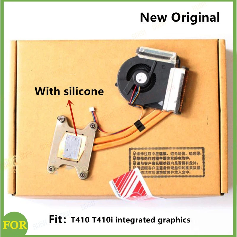 BDBH New Original For Laptop Lenovo ThinkPad T410 T410i CPU Cooling Fan with Heatsink Radiator 45M2723