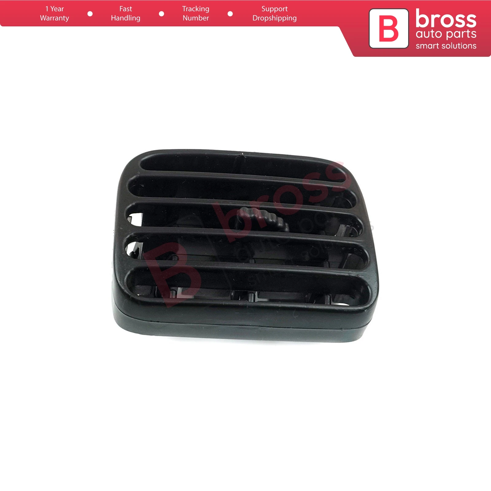 BDP1050-1 Air Vent Intake Grille Car Nozzle Cover Diffuser Left Side Black 7702258279 for Renault Clio MK2 Symbol MK1 MK2 Thalia