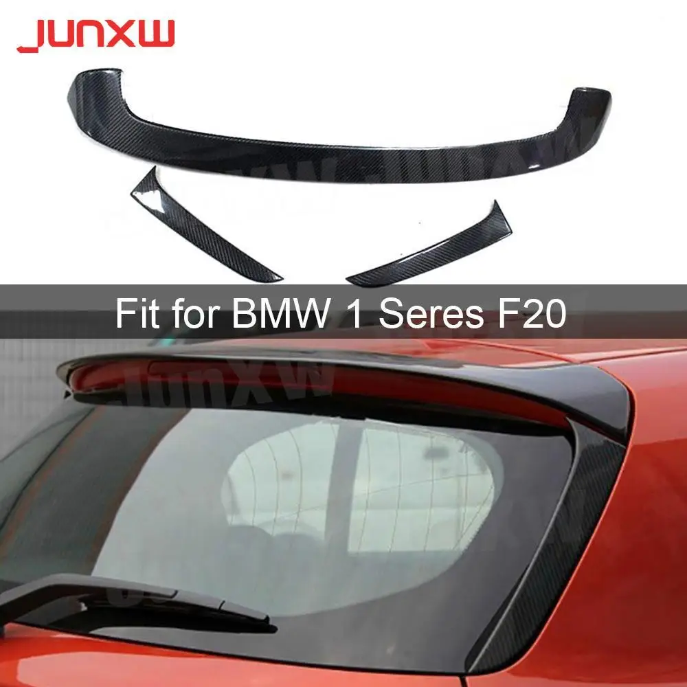 For BMW F20 Rear Roof Wings For BMW 116i 118i 125i F20 F21 Spoiler P style Design Carbon Fiber Rear Spoiler