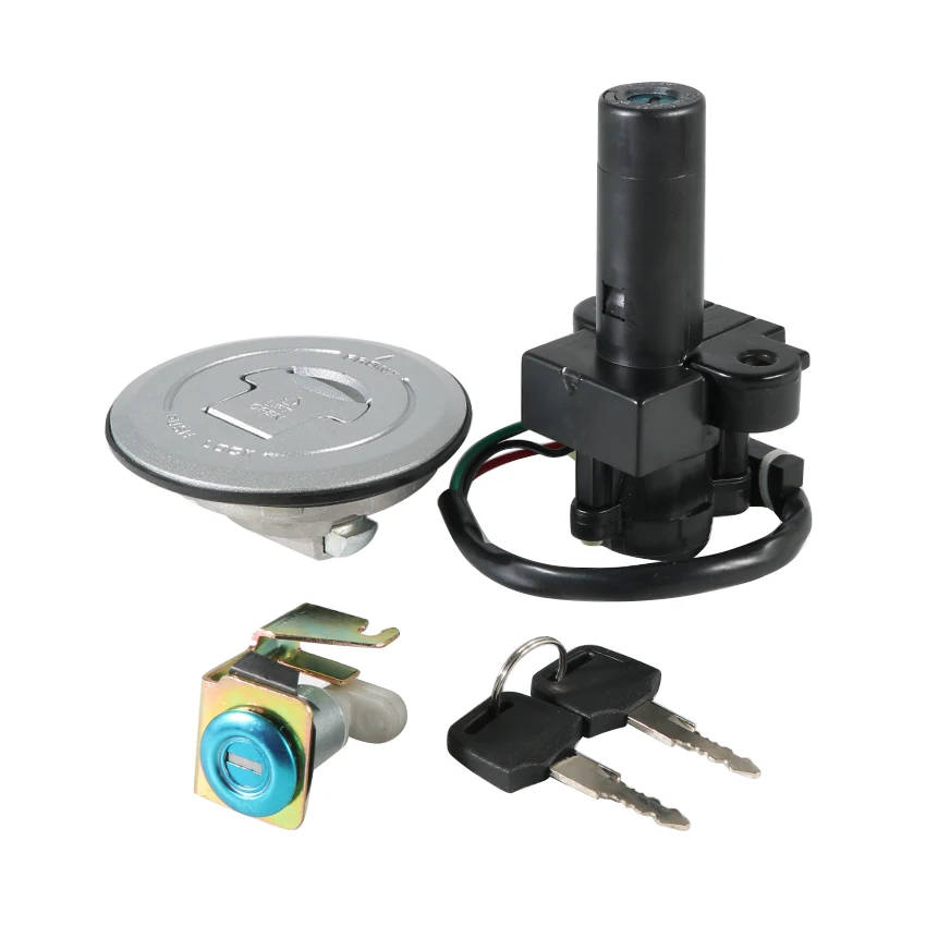 Motorrad Zündschloss Kraftstoff Lock Gas Tank Sitz Abdeckung Schlösser Umfassen Schlüssel Für Honda X4 CB1300 1997 1998- 2000 motor Zubehör – Detail 5