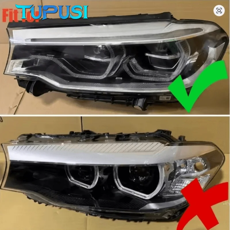 New Adaptive LED Headlight DRL 63117214940 White Daytime Running Light LED Chips For 2017-2020 BMW 5 Series G30 G31 F90 M5 G32 view 2