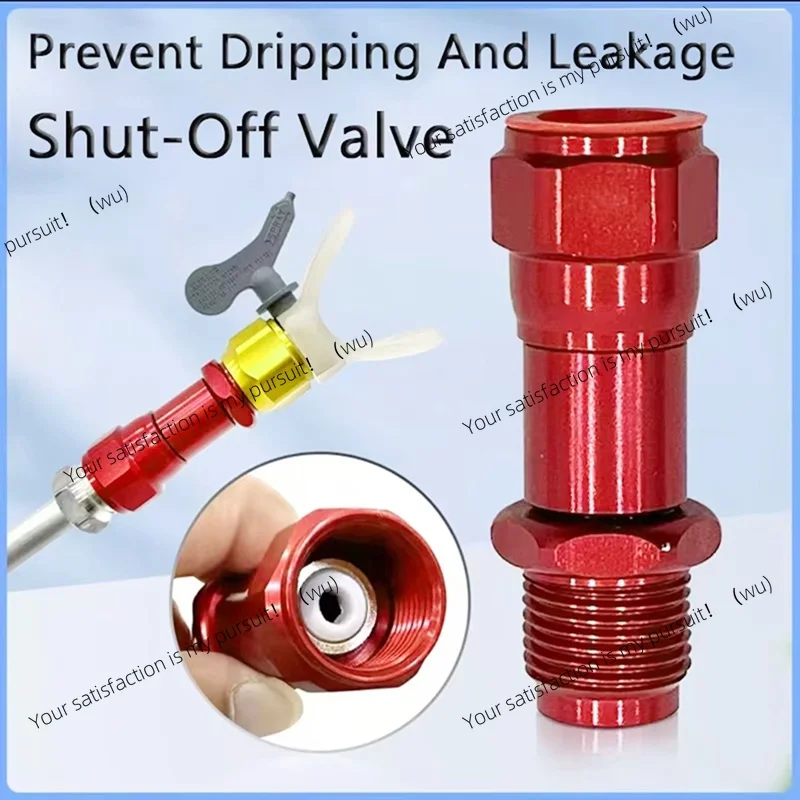 High Pressure Airless Spraying Machine Shut-Off Valve Anti Drip Built-In Throttle Valve