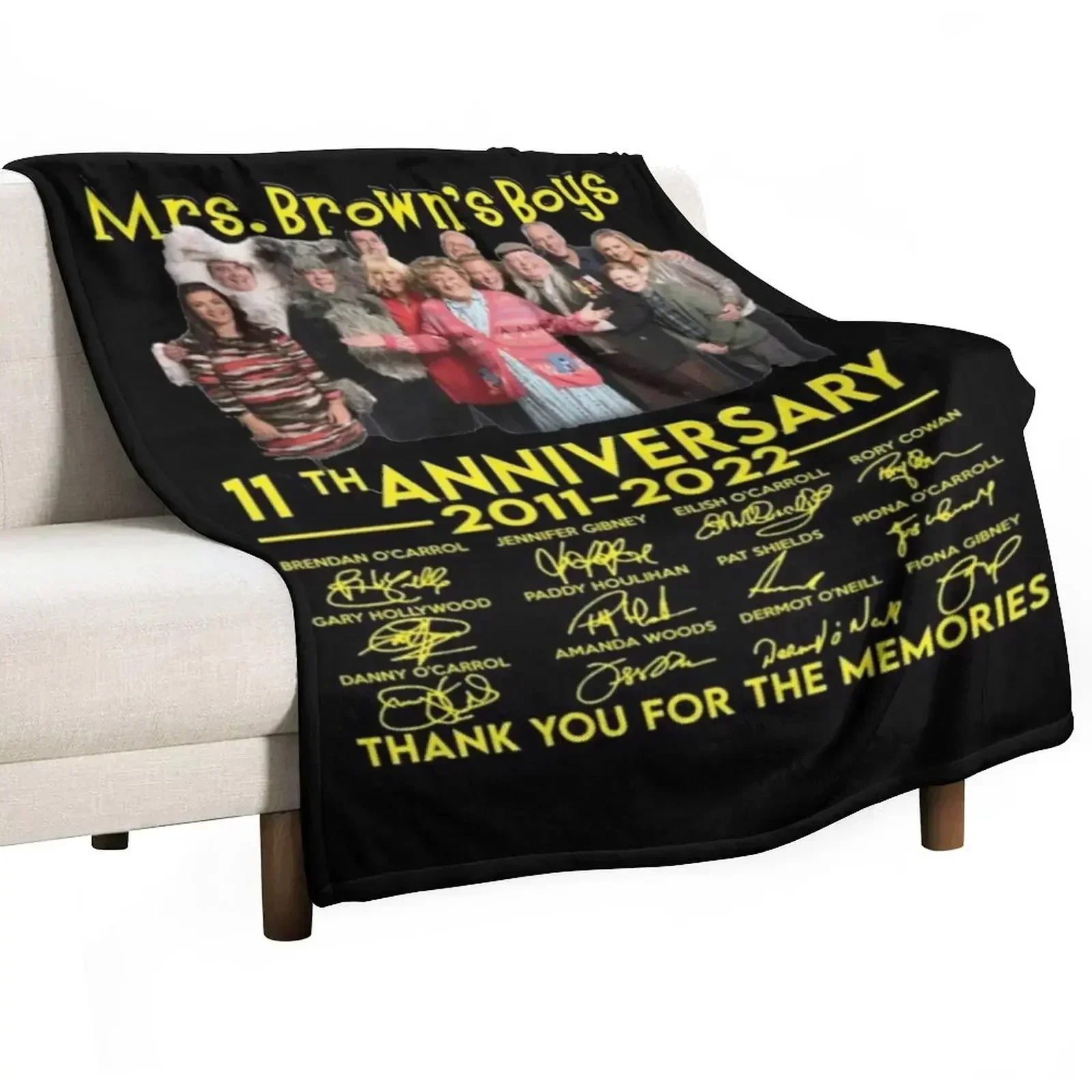 

mrs brown boys Throw Blanket Flannels Summer Giant Sofa Furry Blankets