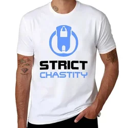 Fresh STRICT CHASTITY Chastity For Boys & Guys T-shirt  Sport Top Tee Hot Sale Funny Novelty Leisure USA Size