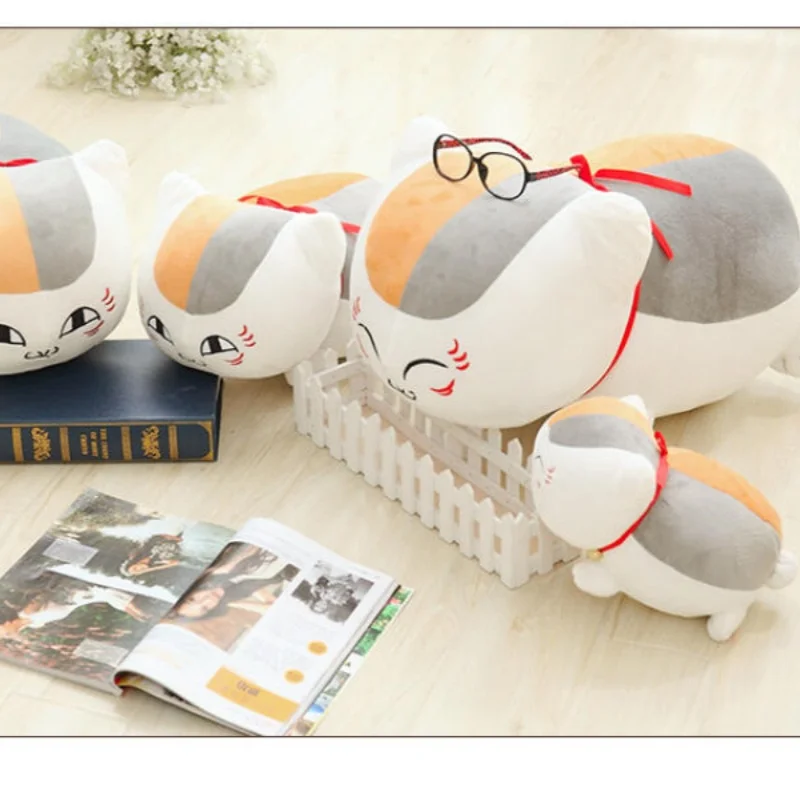 30Cmnatsume's Book of Friends Nyanko Sensei Lying Posture Hug Pillow Bedroom Accompany Sleep Doll Sofa Display Toy Couple Gifts