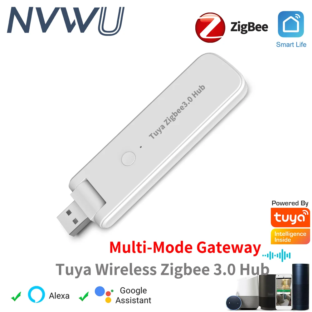 

Tuya Bluetooth Zigbee Hub Multi Mode Gateway Smart Home Bridge For Automation Via Smart Life Works with Alexa Google Home