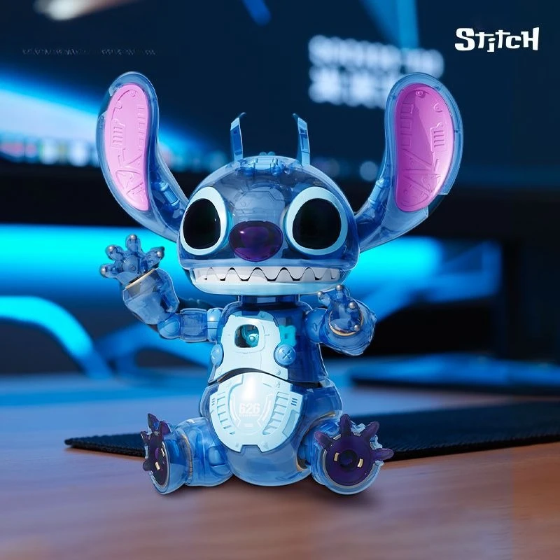 Stitch 626 experimental assembly building block roughly movable toy building block gift, cute mechanical boy
