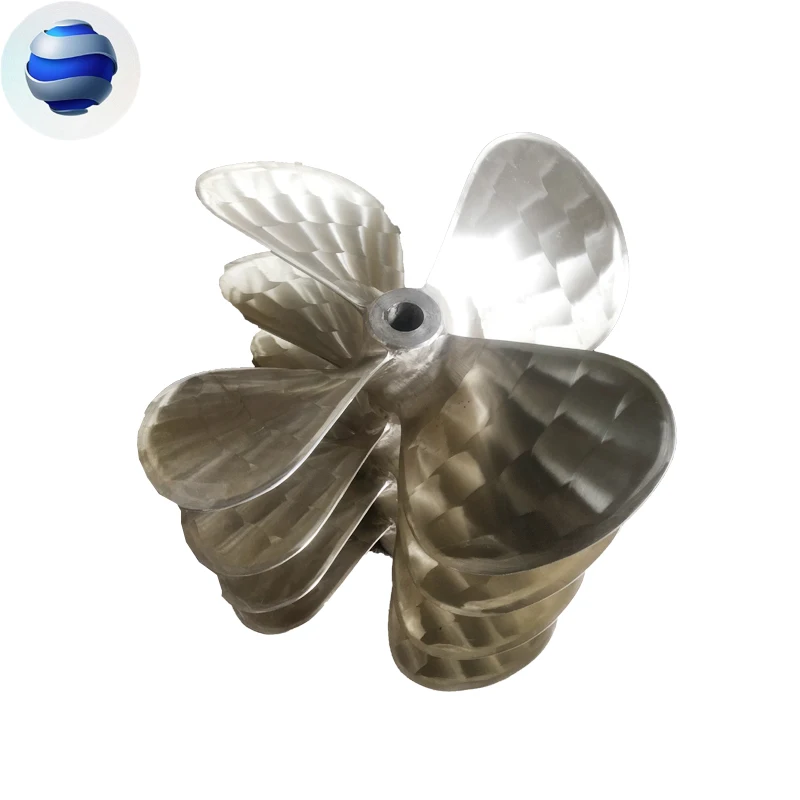 Customized Marine Bronze Outboat Propeller 4 Blades Ship Propeller CU3 Boat Propeller