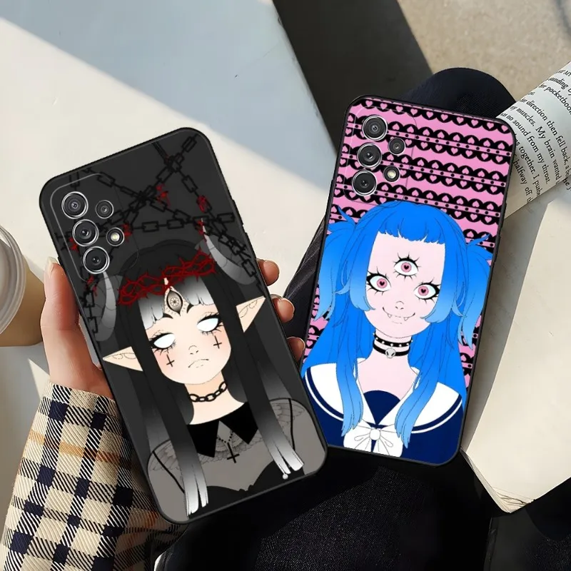 Monster Girl Maker Phone Case For Samsung A73 A71 A54 A53 A52 A51 A50 A42 A34 A33 A32 A31 A23 A22 A21 A20 A14 A13 A12 A24 Cover