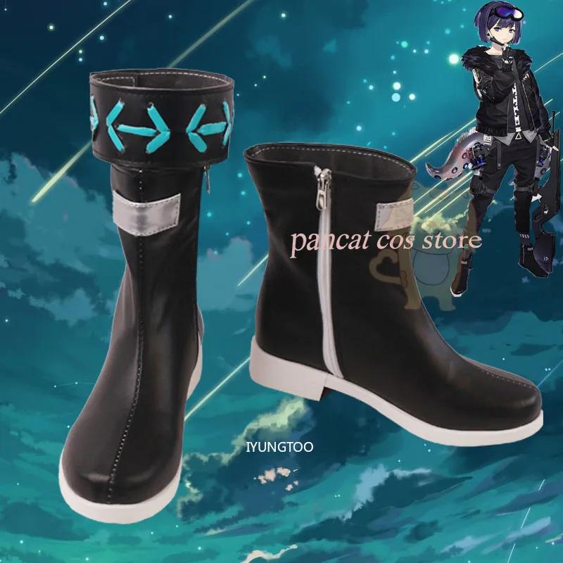 Arknights Anime Andreana Cosplay Schoenen Comic Anime Game Cos Lange Laarzen Cosplay Kostuum Prop Schoenen Voor Con Halloween Party