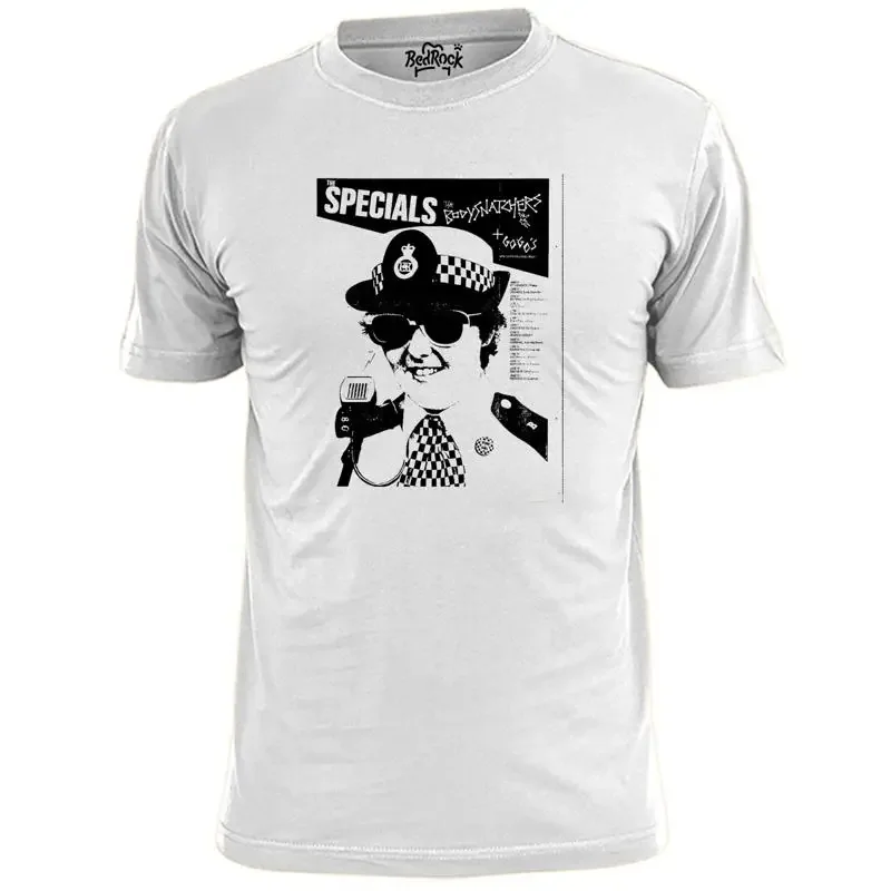 Mens Specials And Bodysnatchers Tour Poster Ska T Shirt 2 Tone Madness Selecter