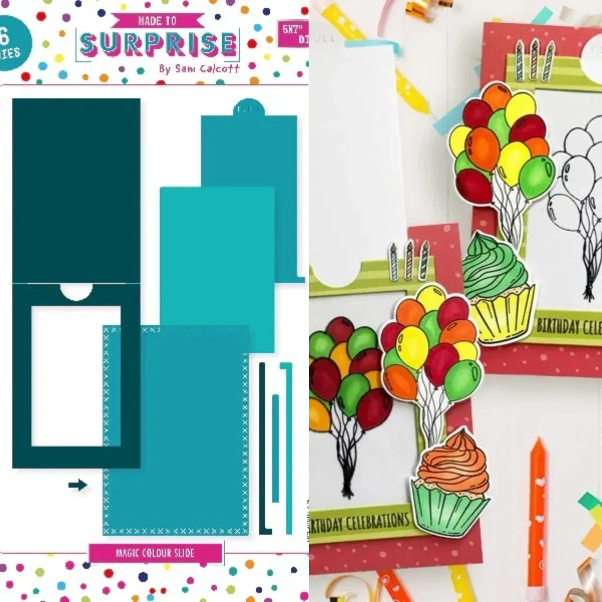 2026 July New Made To Surprise Die Metal Cut Dies and Clear Stamps Scrapbooking to Make Paper Engraving Frames Card Craft Set image 3