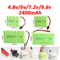 4.8v/6v/7.2v/9.6v 2400mAh Rechargeable Battery or 3000mAh Nimh AA Battery Pack for Rc Toys Cars Tanks Robots Guns Boats 1Pcs