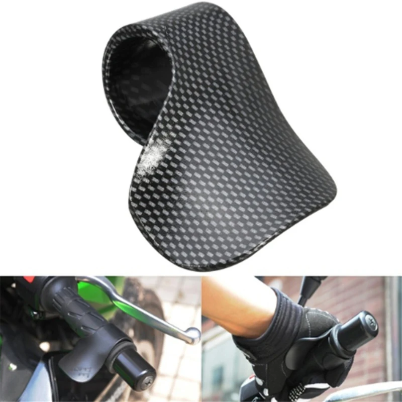 Motorcycle Accelerator Booster Non-Slip Handle Control Assist Grip Handlebar Labor Saver Tools Carbon Fiber Boosters Clip