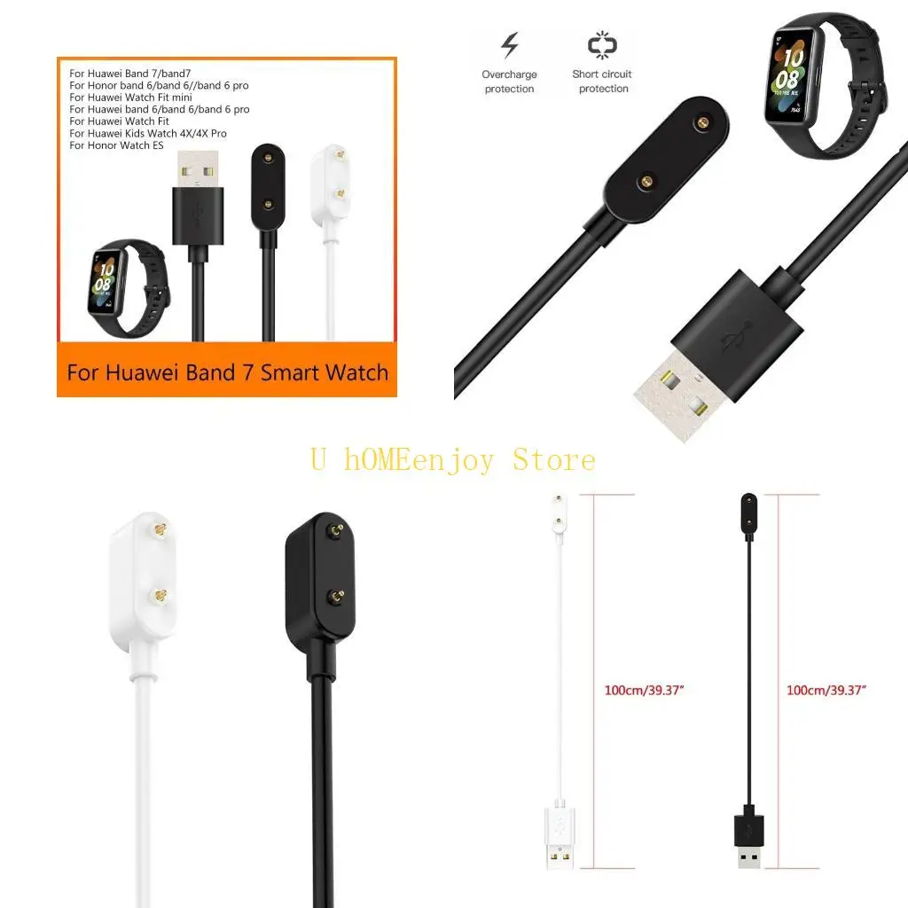 

B0KF 1M USB-кабель для зарядки для Band 7 Зарядный шнур Power Adater Аксессуары