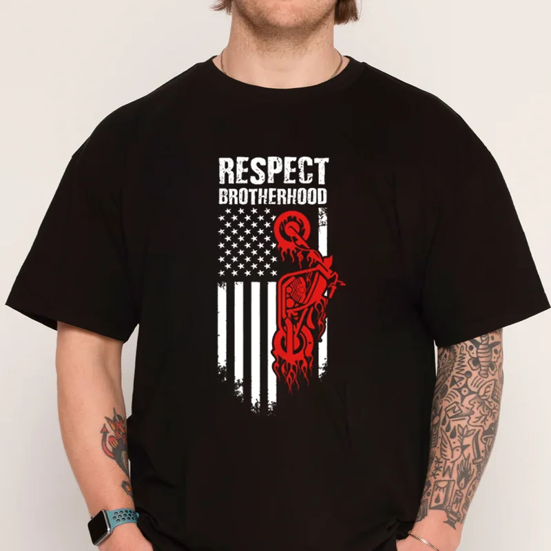 

Biker Chopper Motorcycle Art T-shirt 100% Cotton O-Neck T Shirt Short Sleeve Casual Mens Tshirt