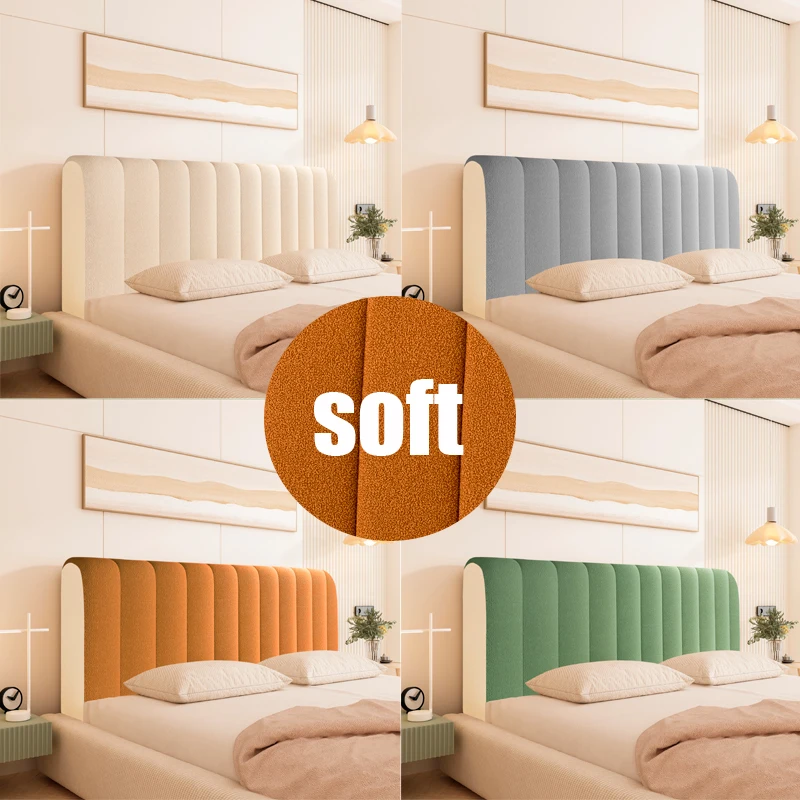 غطاء رأس مخملي قابل للتمدد للملكة، أغطية غطاء رأس السرير المطاطي، غطاء حماية مقاوم للغبار للوح الأمامي #1