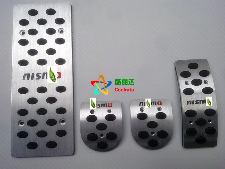 Car Accessory For Nissan Tiida Sylphy March Livina Sunny Qashqai Teana NISMO AT/MT Accelerator brake Foot Rest Pedal Pad