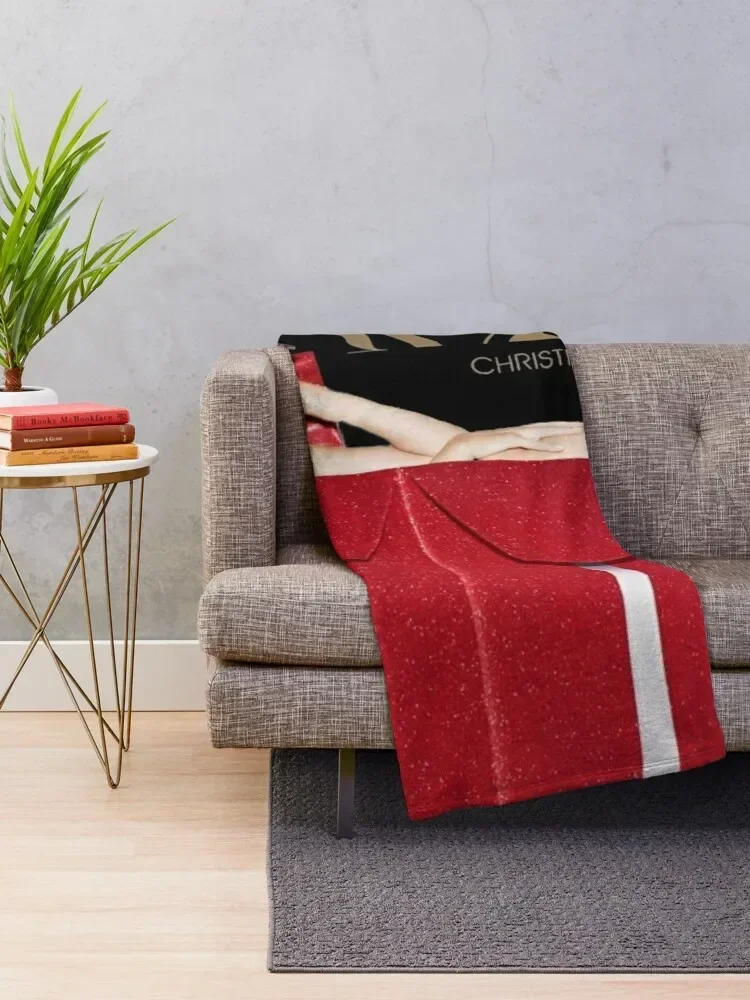 Kylie Christmas Red Present Throw Blanket Luxury Thicken Decorative Sofas wednesday Summer Beddings Blankets