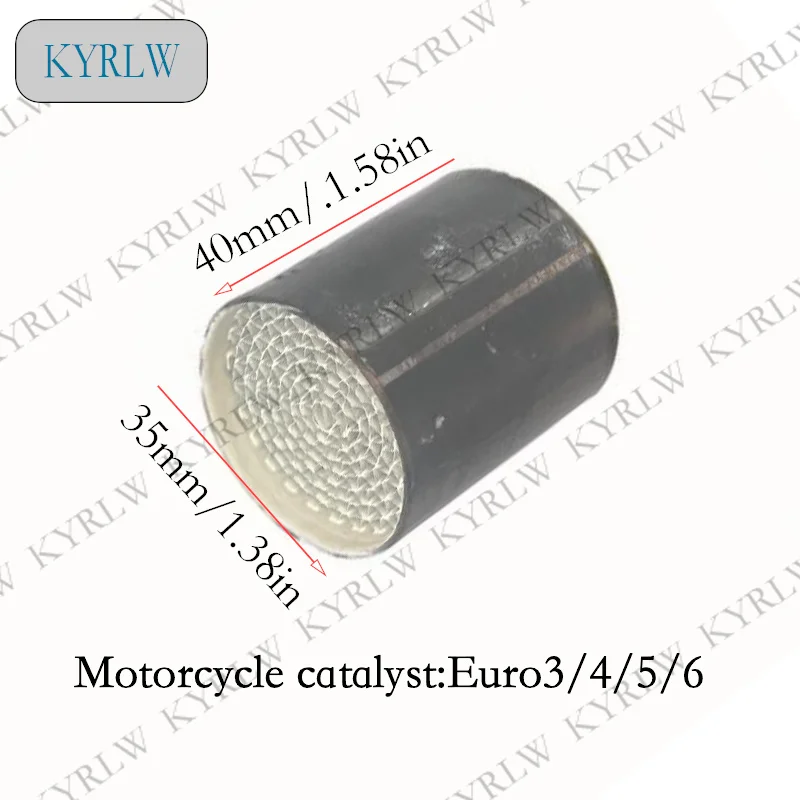 

Выхлопная система 35*40 мм мотоциклетный катализатор EURO3/4/5/6 Низкая цена Каталитический нейтрализатор Металлический сотовый