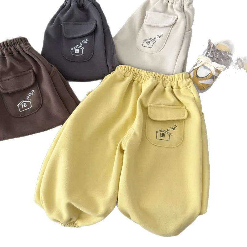 RAISE 1-12 Jahre Kinder Jungen Hosen Herbst Cartoon Bedruckte Kinder Jungen Jogginghosen Lose Vielseitige Elastische Taille Junior Mädchen Hose – Detail 6