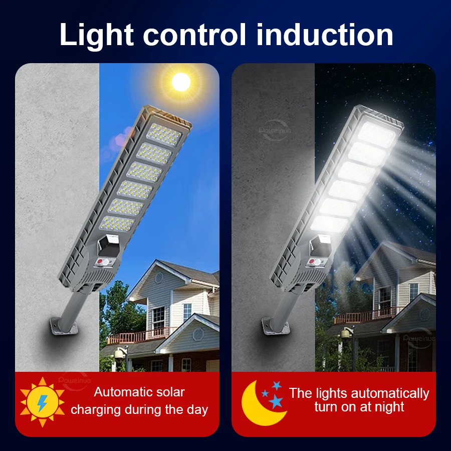 Powerful 600W Solar LED Lights Outdoor Solar Lamp Of Motion Sensor Solar Spotlight Waterproof IP65 Solar Garden Street Yard Lamp