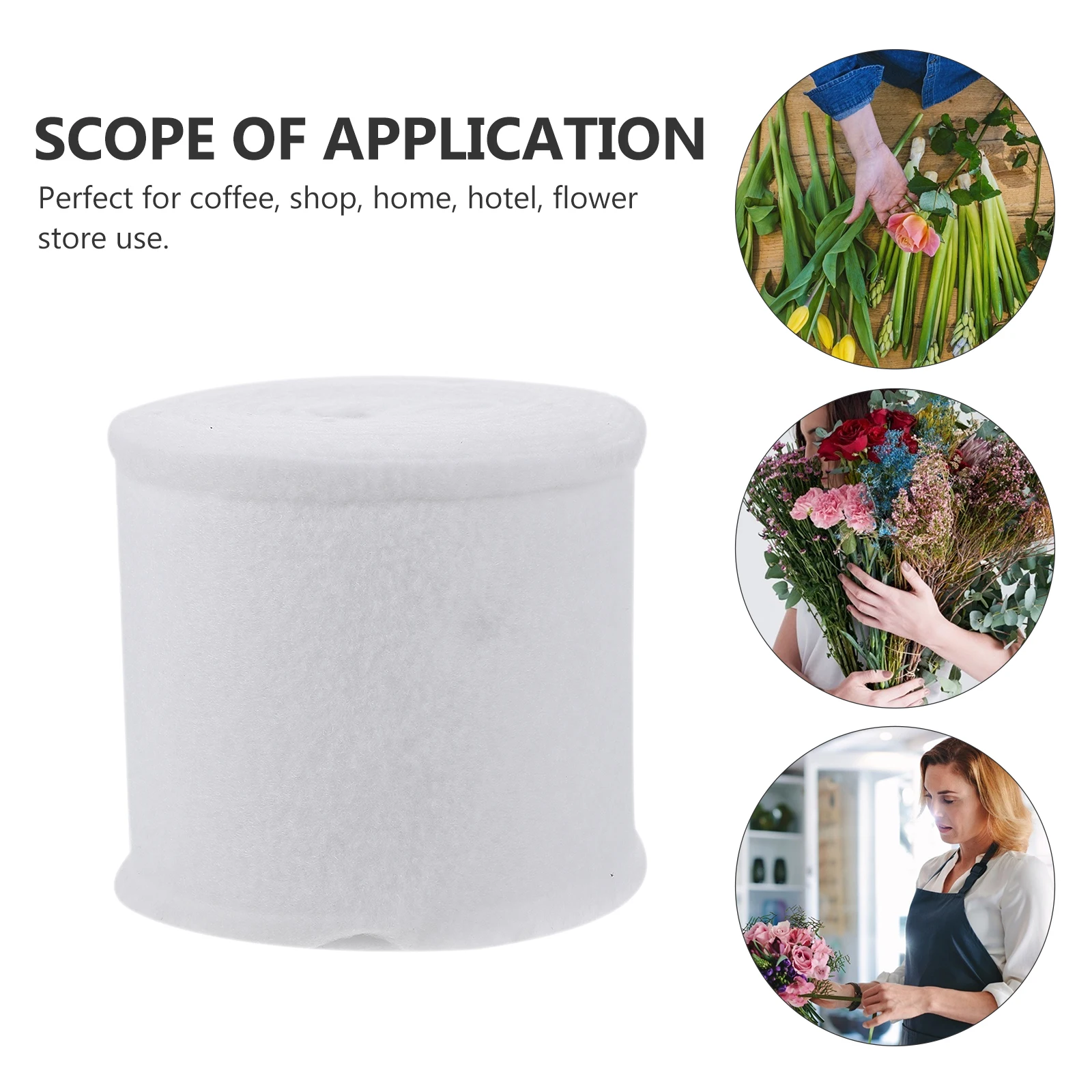 

Water Retaining Cotton 10m Roll Bouquet Wrapping Material Flower Preservation Supplies Long Size Durable Garden Use