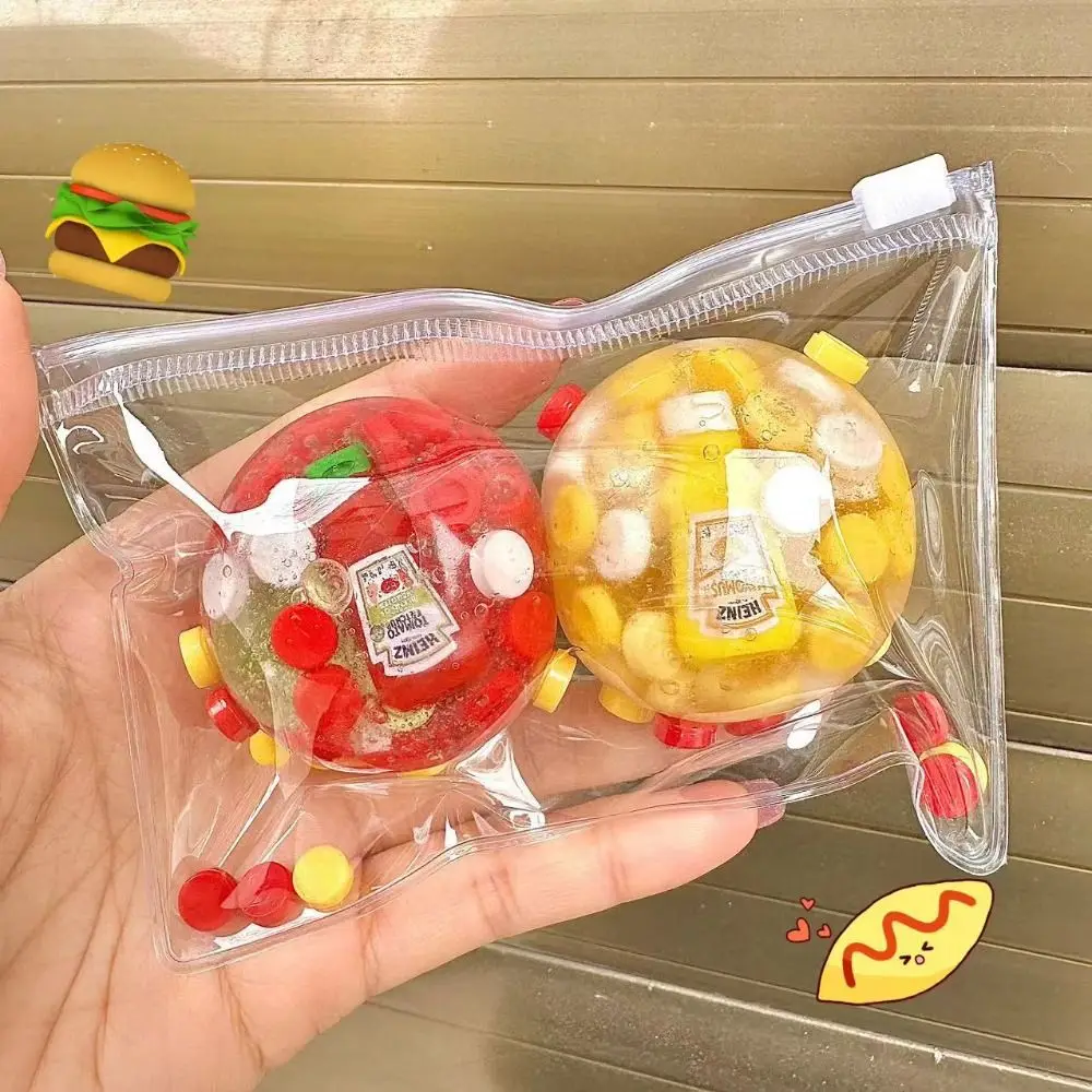 

Plastic Squeeze Ball Fidgeting Toys Kneading Simulation Noisy Ball Pinch Toy Portable Slow Rebound Colorful Ball Stretchy Toys